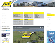 Tablet Screenshot of fgs-systems.de